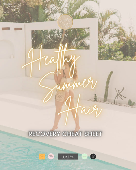 Get your Healthy Summer Hair Recovery Cheat Sheet!